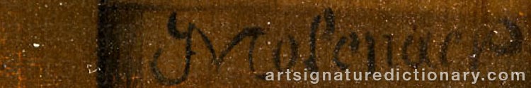 Signature by Jan Miense MOLENAER