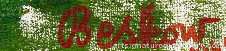Signature by Bo BESKOW