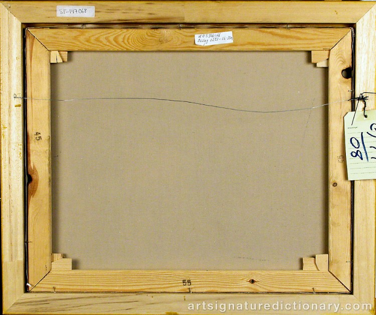 Close-up details showing Lennart JIRLOW signature forgery characteristics