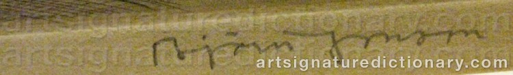 Signature by Björn JONSON