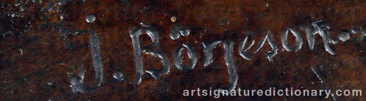 Signature by John BÖRJESON