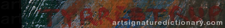 Signature by Hans TYRRESTRUP