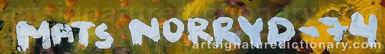Signature by Mats NORRYD