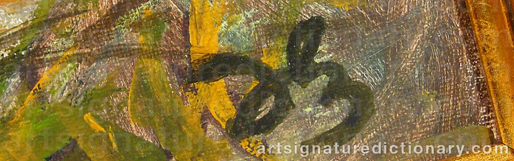 Forged signature of Hugo ZUHR