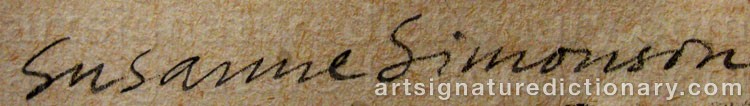Signature by Susanne SIMONSON