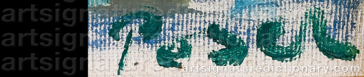 Signature by Martin Verner POSER