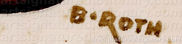 Signature by Norbertine Von BRESSLERN-ROTH