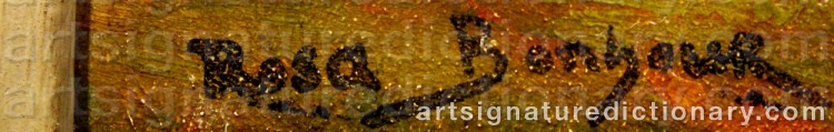 Signature by Rosa BONHEUR