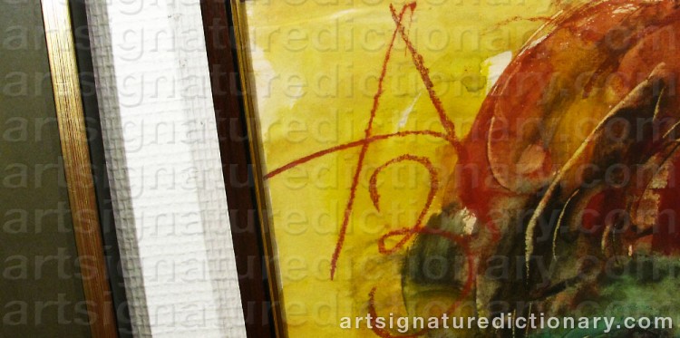 Signature by Anatolii Timofeevich ‘Az’ ZVEREV