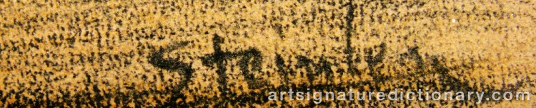 Signature by Théophile Alexandre STEINLEN