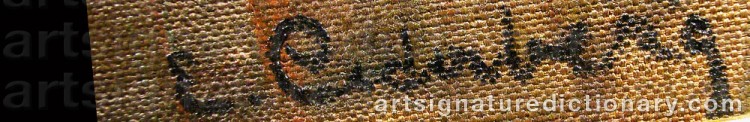 Signature by Eric CEDERBERG