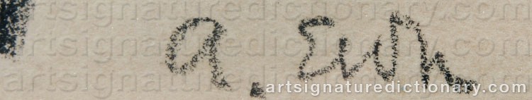Signature by Albert ELDH
