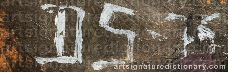 Authentic signature by Dagny SCHÖNBERG on Painting/Watercolour artwork