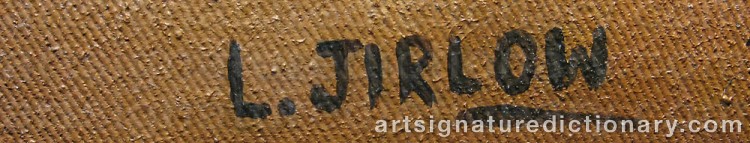 Forged signature of Lennart JIRLOW