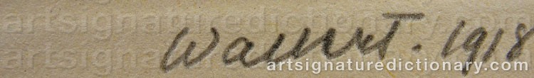 Signature by Axel WALLERT