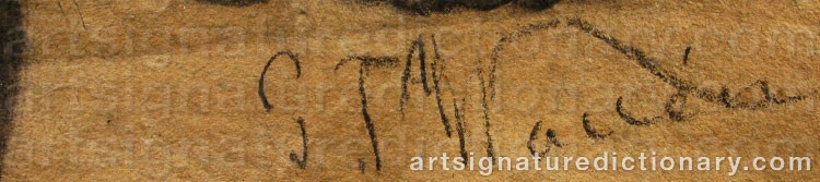 Signature by Gustaf Theodor WALLÉN