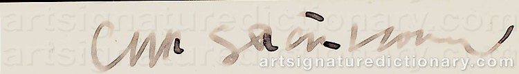Signature by Christer STRÖMHOLM