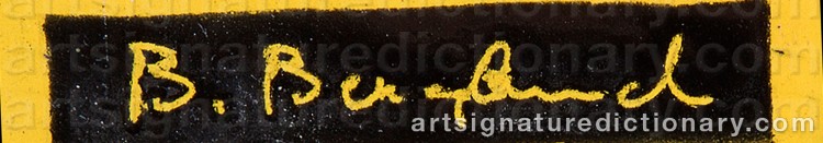 Signature by Bengt BERGLUND