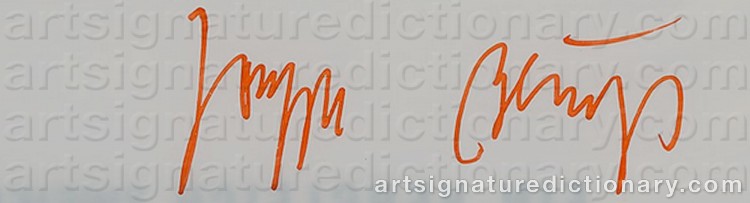 Signature by Joseph BEUYS