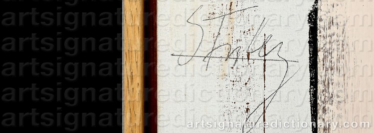 Authentic signature by Robert ‘Bob’ STANLEY on  artwork