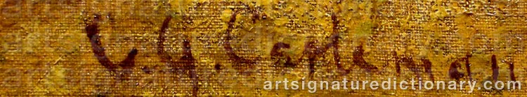 Signature by Gustaf CARLEMAN