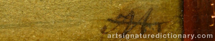 Signature by Johan Axel Gustaf ‘Jag Acke’ ACKE