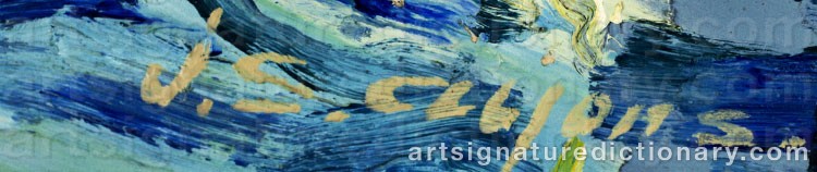 Signature by Jan Sigfrid Alfons ‘S. Alfons’ CARLSSON