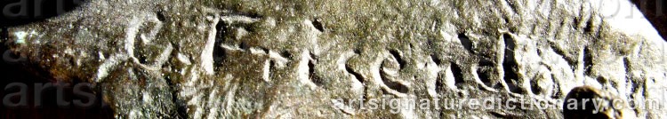 Signature by Carl FRISENDAHL