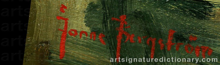 Signature by Jonne BERGSTRÖM