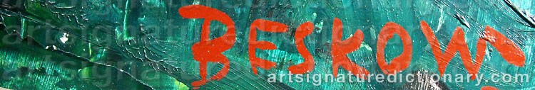 Signature by Bo BESKOW