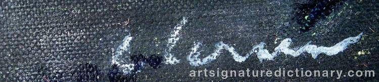 Forged signature of Lars LERIN