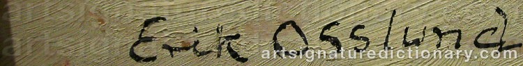Signature by Erik OSSLUND