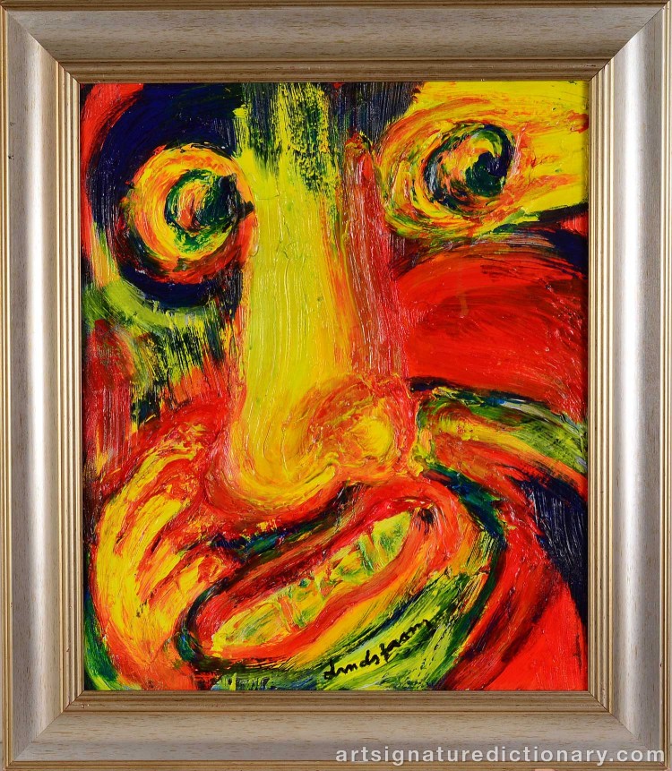 Close-up details showing Bengt LINDSTRÖM signature forgery characteristics