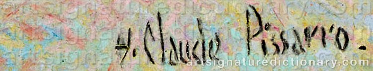 Signature by Hughes Claude PISSARRO