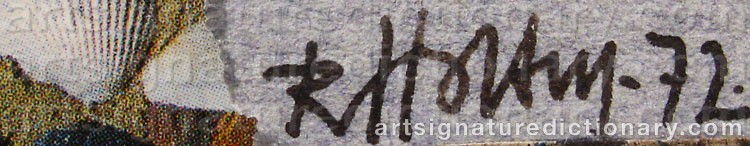 Signature by Ragnar Von HOLTEN