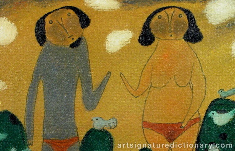 Close-up details showing Nikolai LEHTO signature forgery characteristics