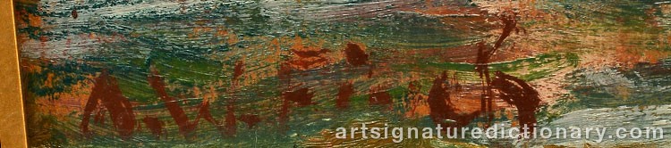 Signature by Alfred William FINCH