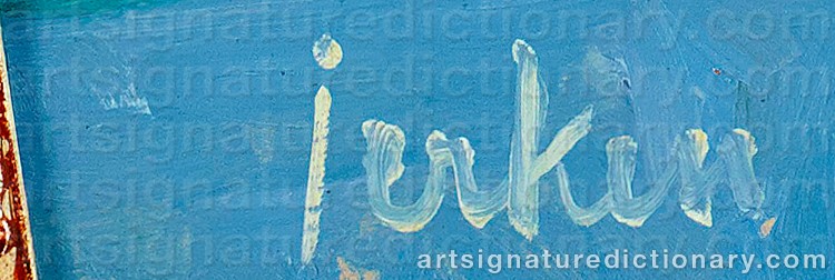 Signature by Erik JERKEN