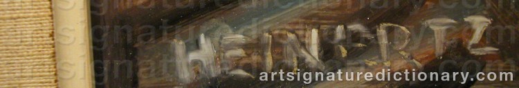 Signature by Erik HEINERTZ