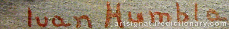 Signature by Ivan HUMBLA