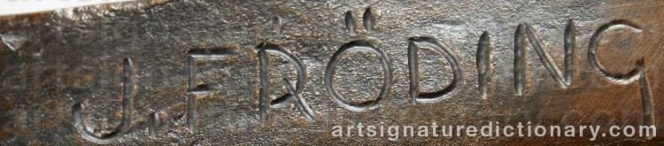 Signature by Jonas FRÖDING