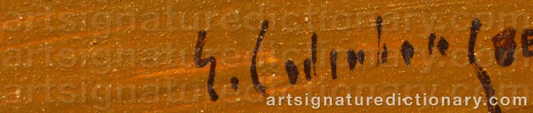 Signature by Eric CEDERBERG