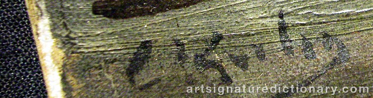 Signature by Christian KROHG
