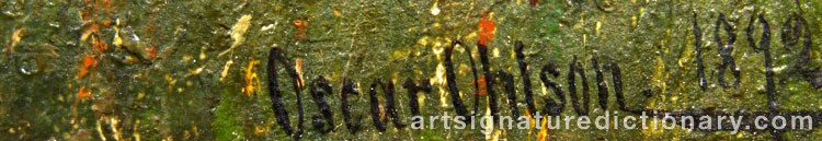 Signature by Oscar OHLSON