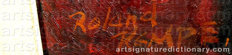 Signature by Roland KEMPE