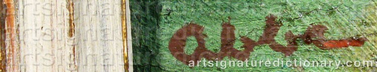 Signature by Albert ABBE