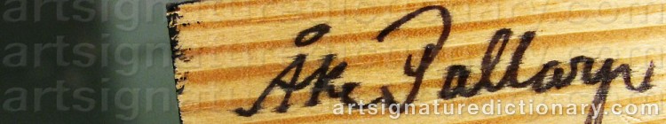 Signature by Åke PALLARP