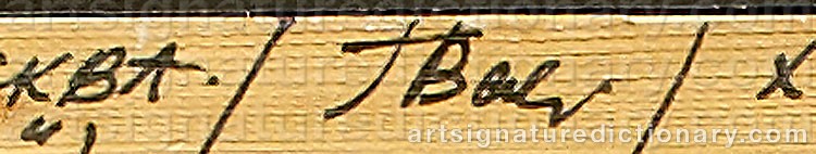 Authentic signature by Gennadi VASSILKOV on artwork