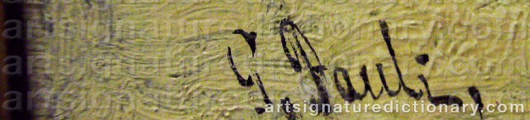 Signature by Georg PAULI