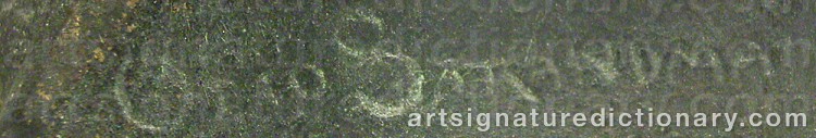 Signature by Otto STRANDMAN